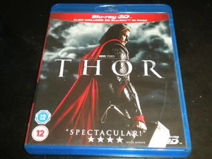 Thor in 3D & 2D - HD DVD Blu-ray - Rating 12 - 2011 - 2 Discs - Chris Hemsworth - Imagen 1 de 1