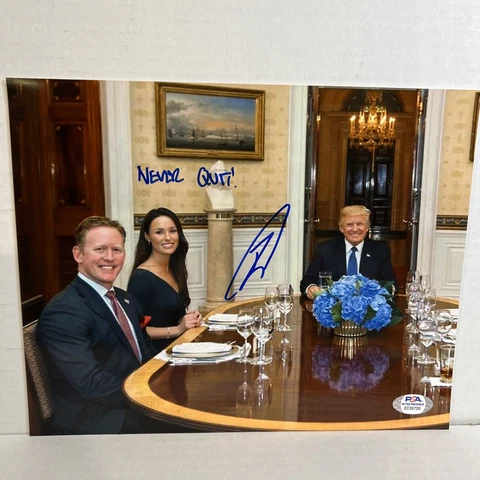 Robert O'Neill Signed 8x10 Photo Navy Seal Bin Laden President Donald Trump PSA Cover