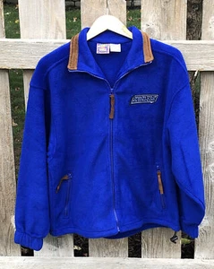 Vintage Planet Mars Snickers Candy Bar Full Zip Blue Fleece Jacket Medium . - Picture 1 of 3