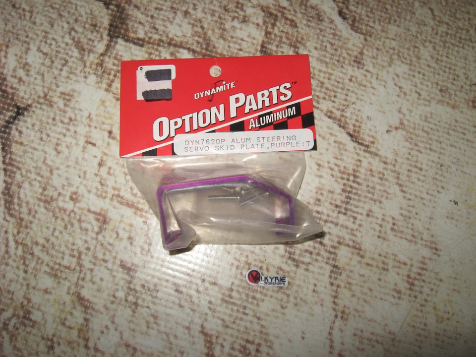 Vintage RC Dynamite Alum Servo Skid Plate Purple (1) DYN7620P - Image 1 of 1