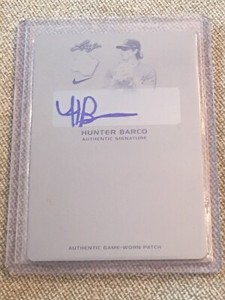 HUNTER BARCO 2018 Leaf Perfect Game AUTOGRAPH Black Plate #1/1 GATORS PIRATES