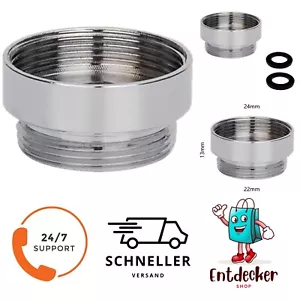 Wasserhahn Adapter M24 Innengewinde auf M22 Außengewinde für Küche Bad - Bild 1 von 1