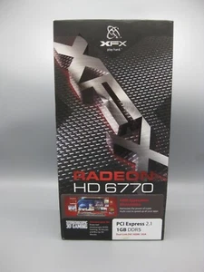 XFX Radeon HD 6770 1GB GDDR5 PCI Express 2.1 Stereoscopic 3D Gaming NEW IN BOX! - Picture 1 of 10