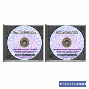 2 SUBLIMINAL ACHIEVE GOALS ACHIEVEMENT MOTIVATION- NLP BRAINWAVE MEDITATION AID - Foto 1 di 1