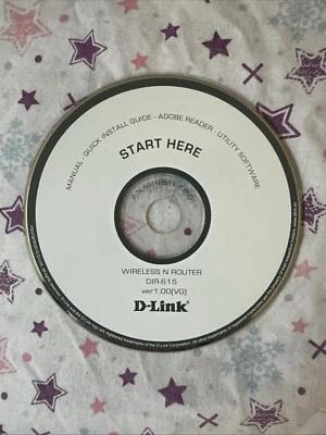 D-Link DIR-615 Wireless Router DISC ONLY - for Utilities & Manual - Image 1 of 2