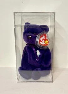 Lot of 2 1997 Rare Ty Beanie Babies Princess Bear Toy - Errors - PE Pellets - Picture 1 of 11