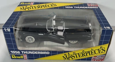 Ford Thunderbird 1956 Revell #8649 negro convertible diecast obras maestras 1:18 Foto 1 de 4