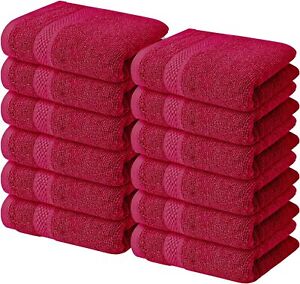 Premium Bath Towels Set Pack of 4 - 100% Ring Spun Cotton Towels - Grey Bath Tow
