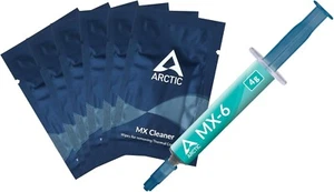 Pate thermique processeur Arctic mx-6 + 6 MX Cleaner - Tube Seringue 4gr MX6 PC - Afbeelding 1 van 9
