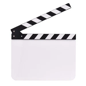 Acrylic Film Movie Directors Clapboard Dry Erase Director Clapper Board A0E5 - Picture 1 of 10