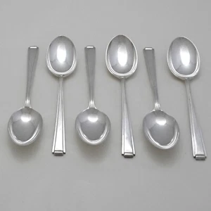 STRATHMORE Design COOPER BROS SHEFFIELD Silver Service Cutlery Six Teaspoons - Picture 1 of 4