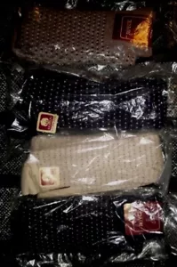 Vintage Y2k-R&R Royce Anzugsocken groß marineblau/khaki Deadstock 4 Paar Größe 10-13 - Bild 1 von 2