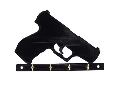 Walther P99 AS 9mm Gun Handgun Key Rack Holder Hanger Entryway Wall Organization - Image 1 of 4