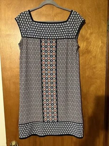 Max Studios Dress Tile Print Women’s Small - Picture 1 of 8