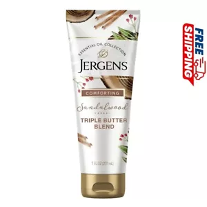 Jergens Sandalwood Body Butter Lotion, Moisturizer Infused, All Skin Types, 7 oz - Picture 1 of 8