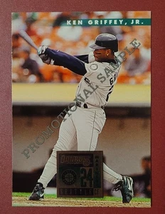 1996 Donruss Ken Griffey Jr. #4 Seattle Mariners Promotional Sample Stamp - Picture 1 of 2