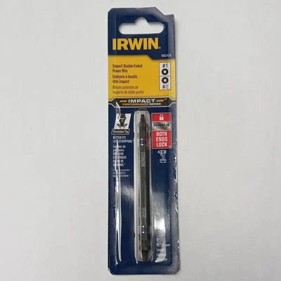 Irwin Tools Impact Double Ended #1 #2 Square Screwdriver Power Bit 1882428 - Image 1 of 3