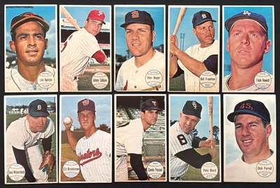 Vintage 1964 Topps Giants Lot x10 Luis Aparicio Johnny Callison Ken Boyer EX 64C - Image 1 of 4