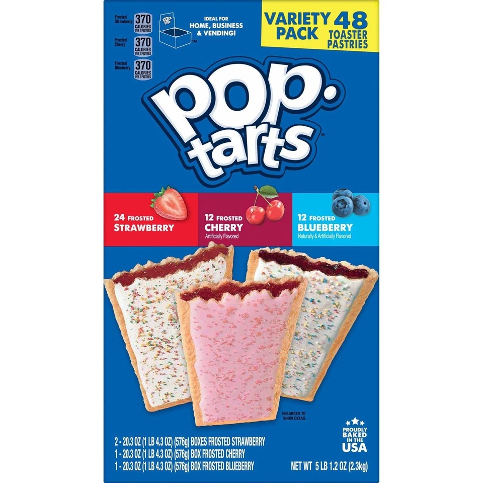 Pop-Tarts Frosted Variety Pack, 48 ct. - Imagem 1 de 4