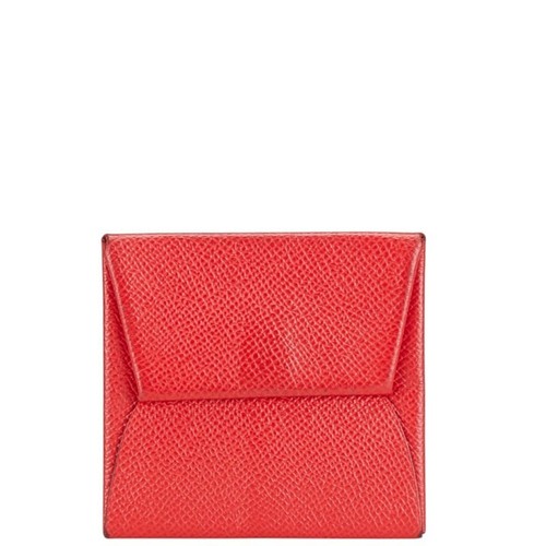 HERMÈS Hermes Bastia Portamonete Portamonete Rouge Kazak Pelle Epsom Donna... GZl1716k