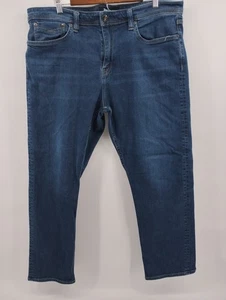 Revtown Herren 38x30 Sharp Jeans Decade Denim Straight Leg Stretch Dark Wash - Bild 1 von 12