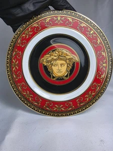 VERSACE Rosenthal HOME Teller 18 cm Medusa rot 7" Top Zustand - Bild 1 von 5