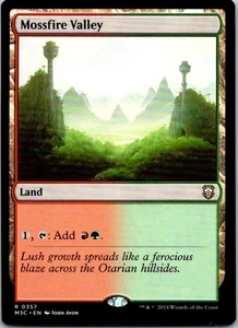 Magic the Gathering Mossfire Valley Modern Horizons 3 Commander MTG Free Ship! - Picture 1 of 1