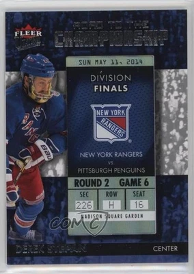 2014-15 Fleer Ultra Road to the Championship Derek Stepan (Round 2 5/11/14) - Image 1 of 3