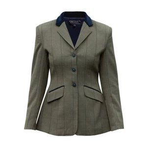 Equetech Bellingham Deluxe Stretch Ladies Tweed Show Jacket - Picture 1 of 3