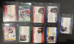 1990 Pro Set Football Error 9 Card HOF PRO BOWL Lot Blank Back ETC… - Picture 1 of 3