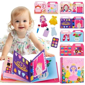 Toddler Busy Book,Montessori Toys for 2 Year Old Girl,Busy Board for Toddlers... - Foto 1 di 8