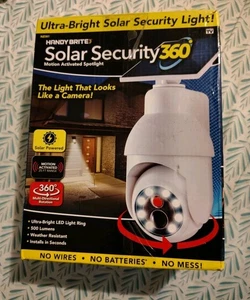 [1] Handy Brite Solar Security 360 Degree Motion Activated Spotlight - Picture 1 of 3