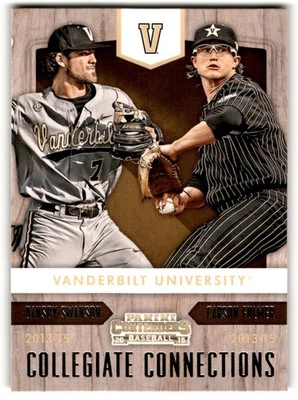 Carson Fulmer/Dansby Swanson 2015 Panini Contenders Collegiate Connections #3 - Image 1 of 2