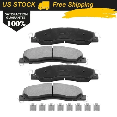 4X Front Ceramic Brake Pads for 2012 Dodge Ram 1500 2009-2016 Ram 2500 3500 G9. - Image 1 of 4