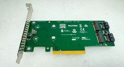 HPE SATA M.2 Dual Drive PCIe Riser Card 759505-001 759238-001 - Image 1 of 2