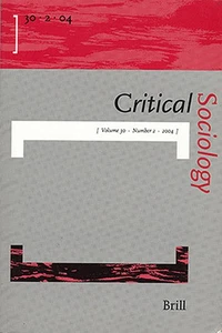 Critical Sociology (Volume 30, Number 2, 2004) - Picture 1 of 1