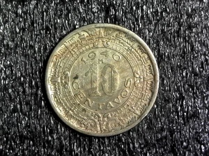 1940 Messico 10 centesimi esteri, moneta mondiale KM#432 (z788) - Foto 1 di 2