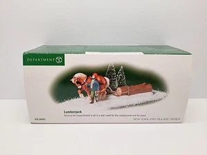 Leñador Department 56 New England Village Series #56.56682 - Imagen 1 de 8