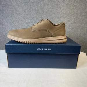 Zapatos informales de vestir Cole Haan Grand punta lisa Oxford CH cuero nobuck trufa - Imagen 1 de 9