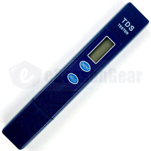 New ZERO WATER TESTER Total Dissolved Solids Digital Meter TDS Water Test - Blue