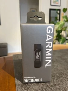 Garmin Vivosmart 5 Fitness tracker - Black L Size (Excellent Condition) - Picture 1 of 5