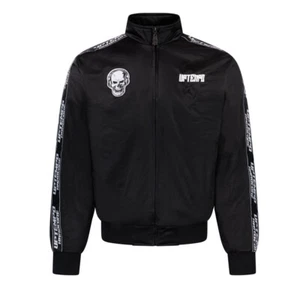 UPTEMPO Trainingsjacke "Headphones" | Black | Herren Gabber Hardcore - Bild 1 von 3