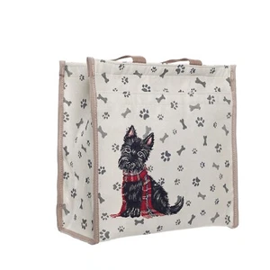 Bolso de compras reutilizable de hombro Signare Tapiz Scottie Dog Shopper - Imagen 1 de 6
