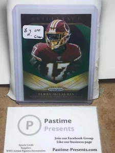 2020 Prizm #19 Terry McLaurin Brilliance Green Prizm Washington Football Team - Picture 1 of 2