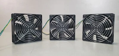 (Lot of 3) Delta DC Brushless Fan Motor AFB1212SHE 120mm x 38mm PWM Server Fan - Image 1 of 3