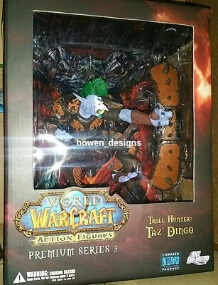 Figura World of WarCraft Premium Serie 3 TAZ DINGO GARROSH HELLSCREAM DC Direct Foto 1 de 4