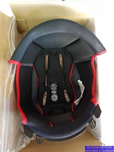 Interno Casco Imbottitura Cuffia NOLAN N104 / EVO / ABSOLUTE Black-Red - TG. L - Foto 1 di 3