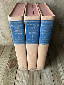 Vintage Set Delphian Society Book | Patterns For Modern Living Cultural Patterns - Foto 1 di 17