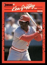 1990 Donruss Ken Griffey #469 Cincinnati Reds