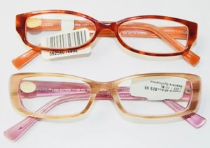 (LOT OF 2) BRAND NEW - I.LINE EYEGLASSES READERS +1.50 PINK/ORANGE - Picture 1 of 4